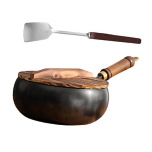 Bothyi - Ollas Wok Antiadherentes Para Cocinar Wok Wok Chino Sin Recubrimiento Para Camping Hotel General