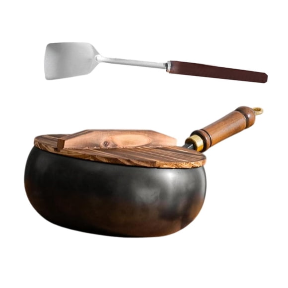 Ollas Wok Antiadherentes Para Cocinar Wok Wok Chino Sin Recubrimiento Para Camping Hotel General