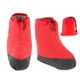 thumbnail image 4 of Botines De Plumas, Calcetines Cálidos, Cubrepiés, Calzado Para Escalada En Interiores Y Snowboard, Talla L, Color Rojo, 4 of 5