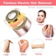 thumbnail image 3 of Afeitadora eléctrica portátil para depilación facial femenina, mini afeitadora, depiladora para la línea del bikini, labios, mentón, axilas y otras zonas sensibles (rosa), 3 of 5