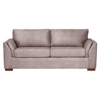 Latam Home - Sofa Cama Milan 2Pl Con Resortes Pocket Cuero Kentucky Gris