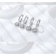 thumbnail image 4 of Moissanite Dangle Earrings para Mujer Aretes de Diamante de 0.5 a 1 Quilate Color D VVS1 Aretes Cuadrados de Plata Esterlina S925 para Mujer Regalo de San Valentín Cumpleaños, 4 of 7