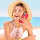 thumbnail image 4 of Funda Antigolpes para iPhone 15 Plus Cubierta Delgada Rojo, 4 of 6