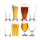 thumbnail image 3 of Juego De 8 Vasos De Cerveza Lav 4 Modelos Color Transparente, 3 of 3