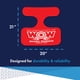 thumbnail image 3 of Sillín Foam Water Float WOW Sports para adultos y niños, color rojo, 3 of 5