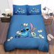 thumbnail image 1 of Lilo And Stitch – Stitch And His Doll Quilt Duvet Cover Set Bedclothes3-Piece Bedding Set, 1 of 5