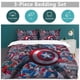 thumbnail image 5 of Captain AmericaCartoon Collection 3-Piece Comforter Set, Personalized Bedding Decor for Kids And Teens Bed Sheets, 5 of 5