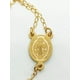 thumbnail image 3 of Pulsera Ajustable Rosario Camandula San Benito Chapado Oro, 3 of 3