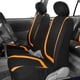 thumbnail image 2 of Juego completo de fundas para asientos de coche FH Group, tela, ajuste universal, naranja, 2 of 8