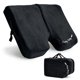 thumbnail image 1 of Cojín para silla de ruedas Cushy Tushy Premium de espuma viscoelástica negro, 1 of 8