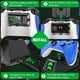 thumbnail image 5 of Estación de carga de batería recargable para mandos Xbox Series X/S y Xbox One/S/X/Elite, incluye 2 baterías de 1800 mAh y base de carga con 4 cubiertas de batería-Negro, 5 of 7