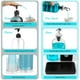 thumbnail image 3 of Dispensador de enjuague bucal Bivclaz, vidrio de 500 ml con portavasos, color negro, 3 of 3