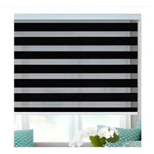 Beiti - Cortina Roller Duo Zebra Día Y Noche 200 X 200 Cm