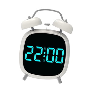 Bothyi - Reloj Despertador Digital Electrónico Led De Sobremesa Para Oficina Y Dormitorio, Color Azul