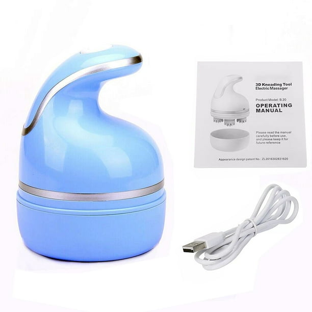 Custom Logo Electric Scalp Massager Head Massage Stimulate Hair Growth Deep Blood Circulation HealthCare Relax Antistress Masaje