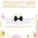 thumbnail image 2 of Uxcell Corbata de Moño para Perro, Corbata de Esmoquin con Collar Ajustable Collar de Mascota Lindo Corbata Elegante con Gancho y Bucle (Algodón, S, Negro), para Boda de Mascota, 2 of 7