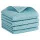 thumbnail image 1 of REGALWOVEN Juego de Toallas de Mano de Algodón, 13" x 30" Toallas de Mano de Waffle Sólido, Toallas Suaves para Baño, Hotel y Spa Azul Claro de 4 Piezas, 1 of 7