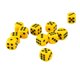 thumbnail image 2 of 50 X 12 Mm Opaco Juegos De Dados De Seis Lados D6 D d Rpg Amarillo, 2 of 3