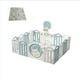 thumbnail image 1 of Corral 14 Piezas Bebé Plegable Alfombra y Juegos Oso Celeste, 1 of 8