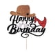 thumbnail image 4 of Decoración para tartas Dxsdgetue Cowboy para fiesta de feliz cumpleaños, 4 of 8