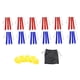 thumbnail image 1 of Cinturones De Fútbol Con Bandera, Equipo De Banderas, Bandera De Cintura Para Adultos, Partido Al Aire Libre, 12 Cinturones, 1 of 3