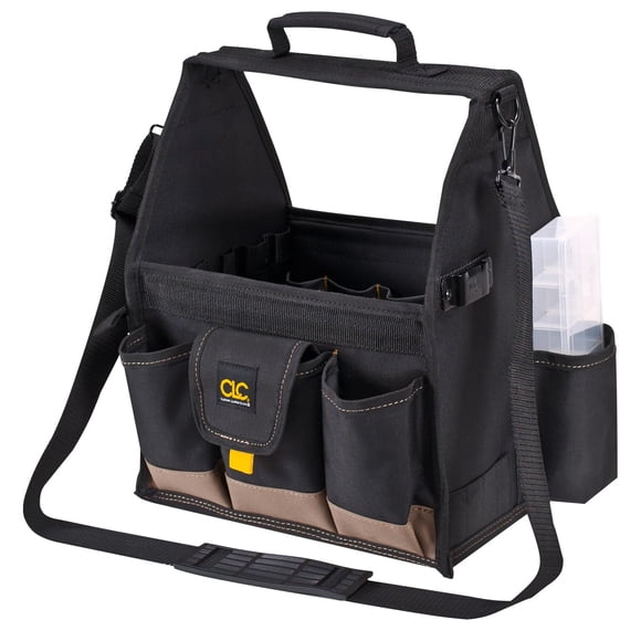 Caja de herramientas portátil Custom Leathercraft 1570 12, de lados blandos, 36 x 30 x 22 cm, 1,5 kg