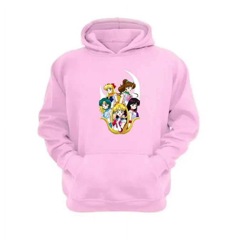 Genérico - Polerón Canguro Sailor Moon Rosa Talla M Unisex