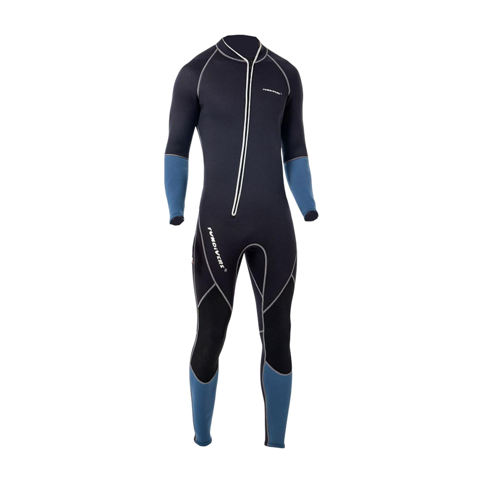 Ioensy - Traje De Neopreno De 3 Mm Traje De Buceo De Una Pieza De Manga Larga Para Medio De Buceo