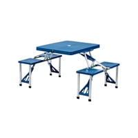 Habita2 Chile - Mesa De Camping Azul Plegable