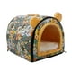 thumbnail image 1 of Nido para Gato, cama para perro y gato, perrera lavable para dormir, nido para gatos de interior, casa para gatos para Chihuahua, caniche, cachorro de , verde grande, 1 of 5