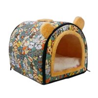 Magideal - Nido Para Gato, Cama Para Perro Y Gato, Perrera Lavable Para Dormir, Nido Para Gatos De Interior, Casa Para Gatos Para Chihuahua, Caniche, Cachorro De , Verde Grande