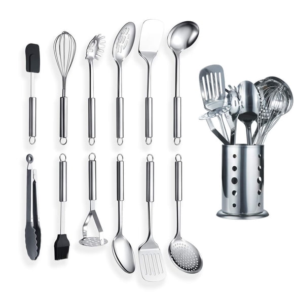 Juego de utensilios de cocina Berglander de acero inoxidable, 13 piezas