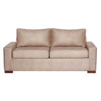 Latam Home - Sofá Livorno 3C Cuero Kentucky Beige