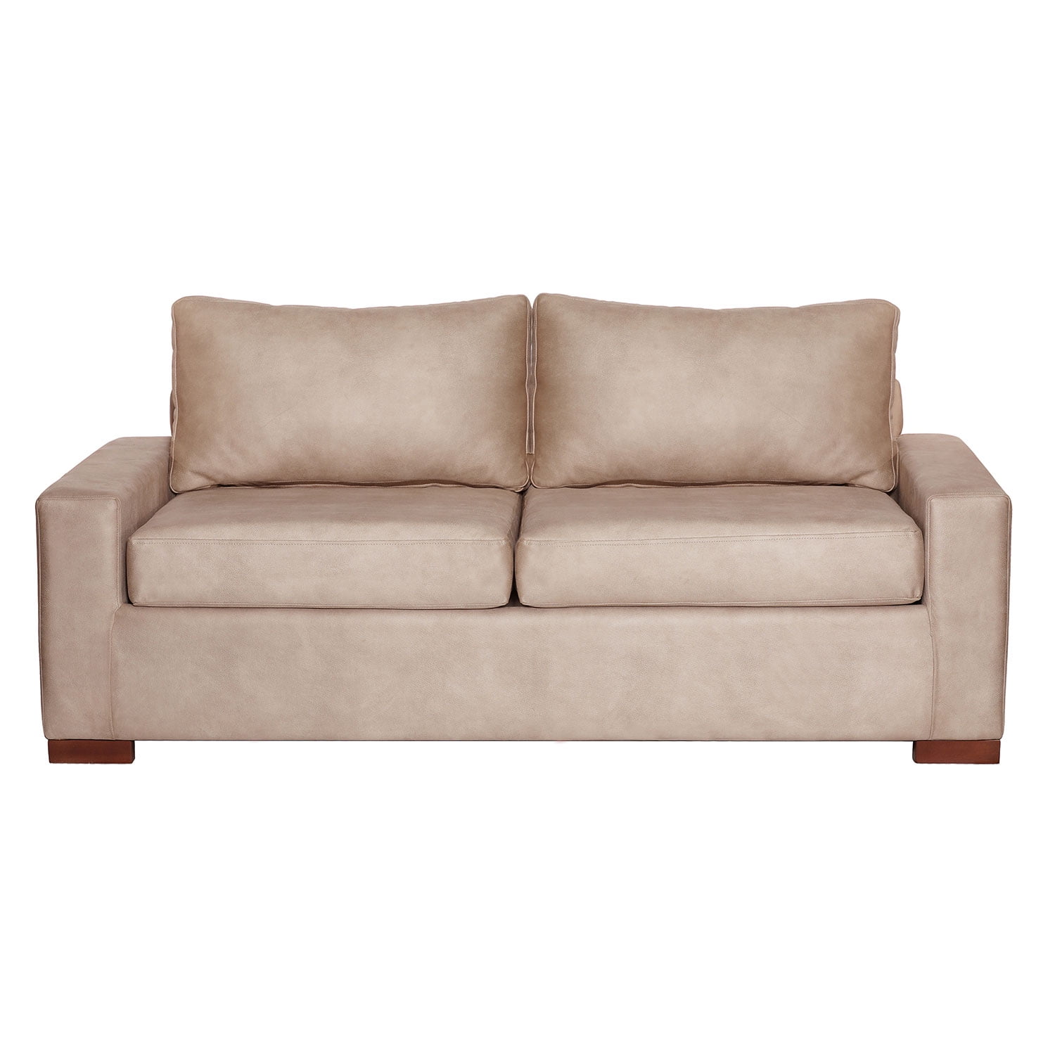 Latam Home - Sofá Livorno 3c Cuero Kentucky Beige