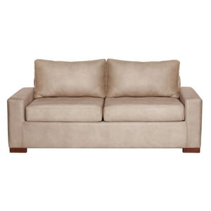 Latam Home - Sofá Livorno 3C Cuero Kentucky Beige