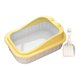 thumbnail image 5 of Caja De Arena Para Gatos Gatos Lavabo De Arena Apariencia De Dibujos Animados Duradero Gatito Orinal Inodoro Amarillo, 5 of 5