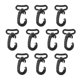 thumbnail image 3 of 10pcs Ganchos De Presión Giratorios Para Tejido Paracord Cordón Hebillas Correas De Mochila, 3 of 5
