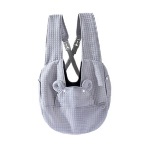 Ioensy - Bolsa De Transporte Para Mascotas, Ajustable, Multifunción, Para Gatitos, Mascotas Pequeñas, Compras, Color Gris