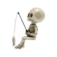 Ioensy - Pequeño Adorno De Calavera Paisaje De Resina Decorativa Para Decoración De Bonsái De Jardín De Estanque