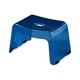 thumbnail image 4 of Taburete Pequeño Con Escalón, Taburete Estable Para Zapatos Para Dormitorio, Adultos Y Niños, Mesita De Noche, Color Azul, 4 of 5