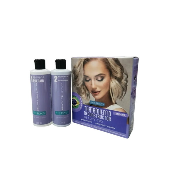 Kit Tratamiento Reconstructor Beauty-Tox 100ml C/U 2 Pasos Marbeauty