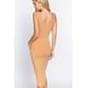 thumbnail image 3 of Vestido Midi De Canalé Con Cuello Redondo Y Sin Mangas, 3 of 5