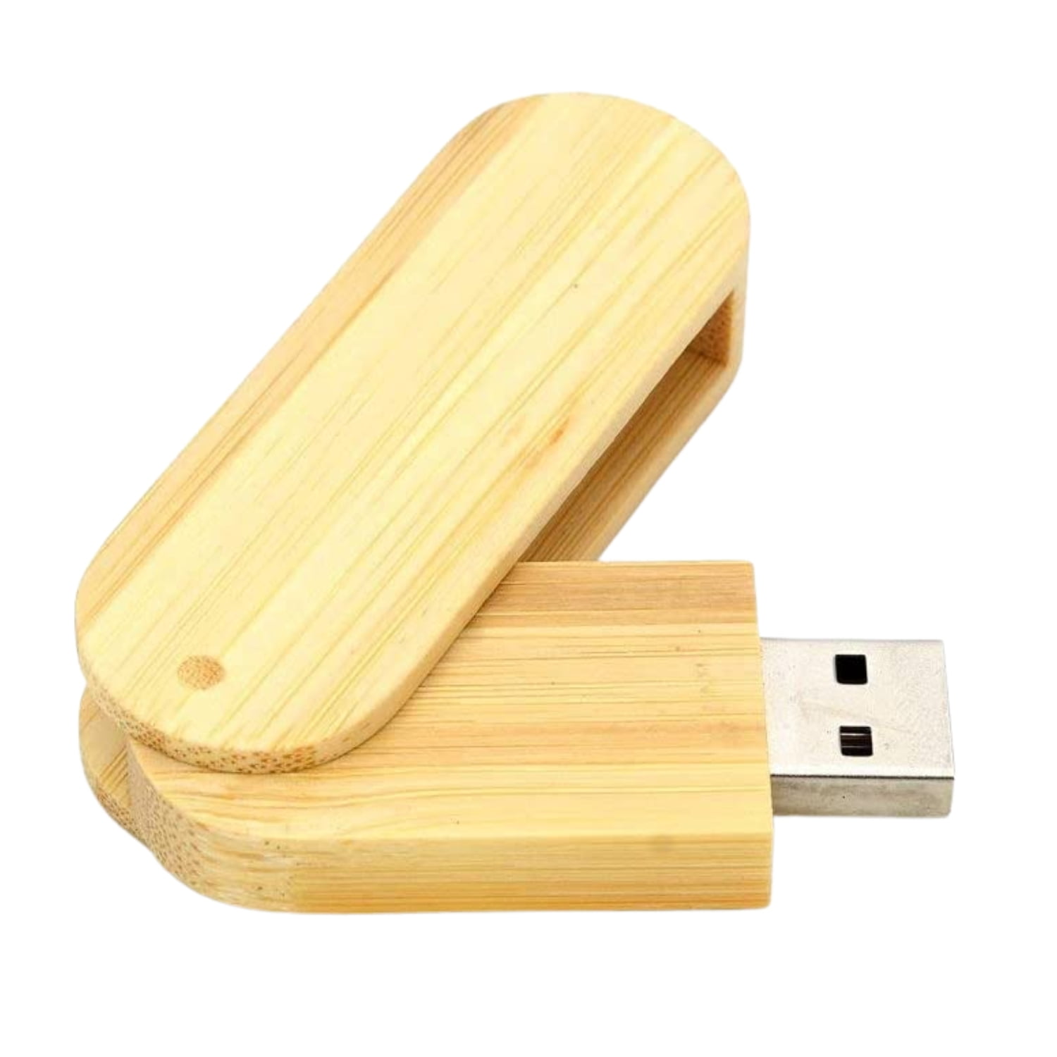 Importclick - Pendrive Giratorio Bambú 16 Gb