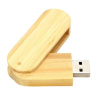 Importclick - Pendrive Giratorio Bambú 16 Gb