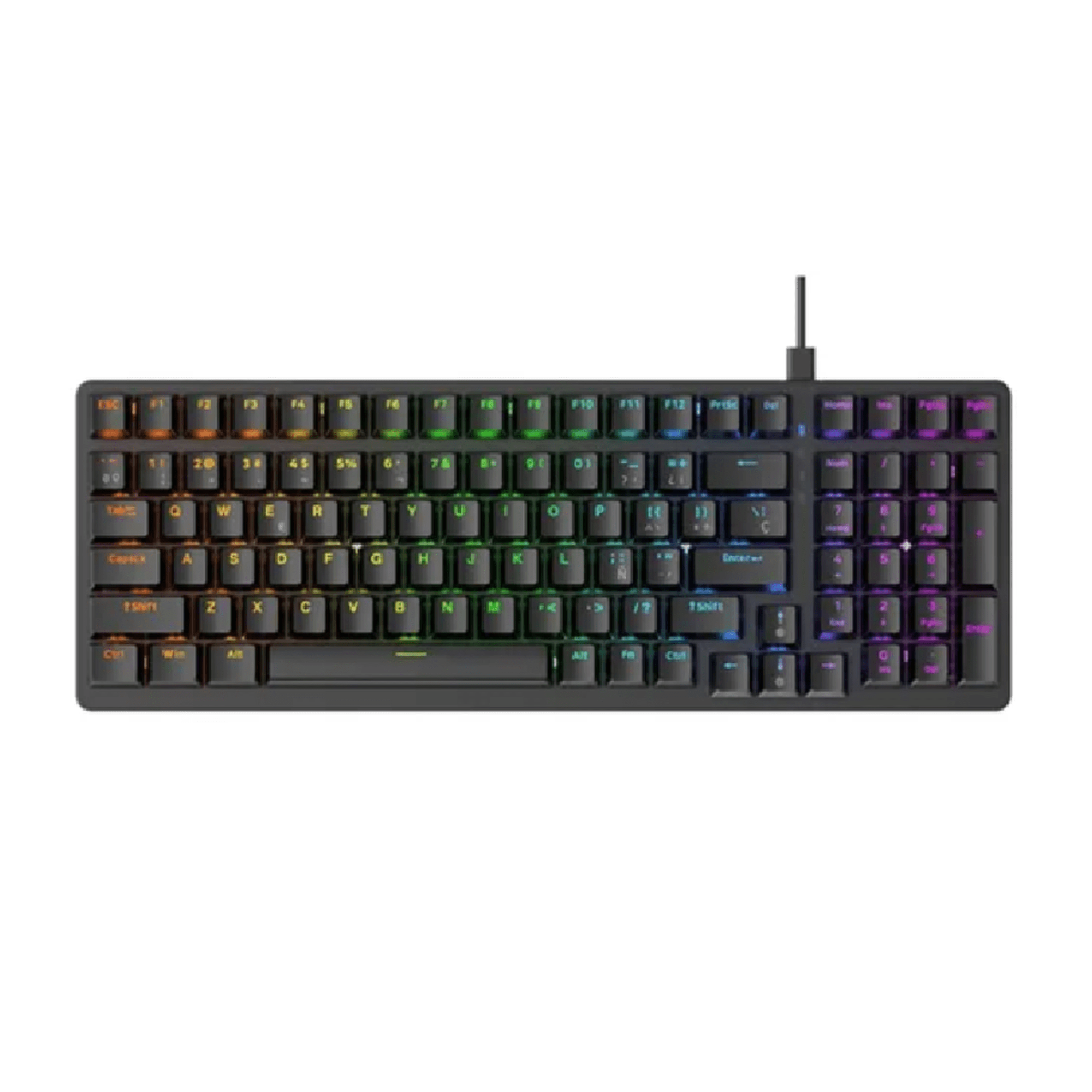 Genérico - Teclado Mecánico Gamer Hotswap Rgb Español