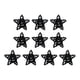 thumbnail image 5 of 10x Colgantes De Estrella De Navidad Decoración De Boda Despedida De Soltera Pentagrama De Navidad Negro, 5 of 5
