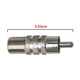 thumbnail image 4 of Adaptador coaxial a RCA, paquete de 2, convertidor F hembra a RCA macho, conector de cable coaxial para subwoofer, receptor, consola de juegos, TV y monitor., 4 of 5