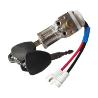 Magideal - Caja De Alimentación Para Bicicleta Eléctrica Con Candado, Interruptor De Encendido Con Llaves Para Accesorios De Exterior Para Bicicletas Eléctricas