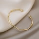 thumbnail image 3 of Gorgeous Twisted Alloy Open Bracelet - Perfect for the Fashionable Woman!, 3 of 5