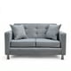 thumbnail image 3 of Sofá 2 Cuerpos New Mallorca Tela Lino Gris Claro, 3 of 6